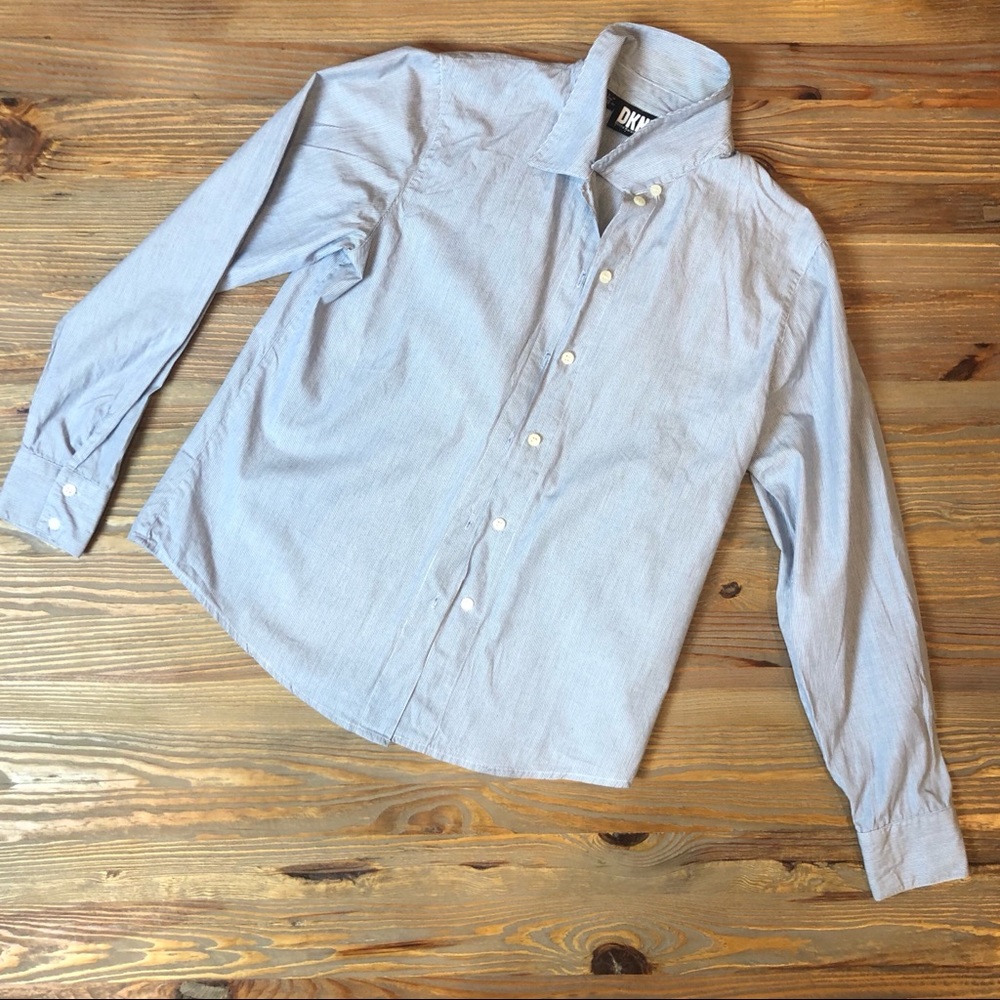 DKNY Button Down Striped Shirt